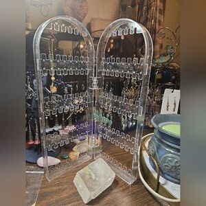 Clear Acrylic Earring Holder